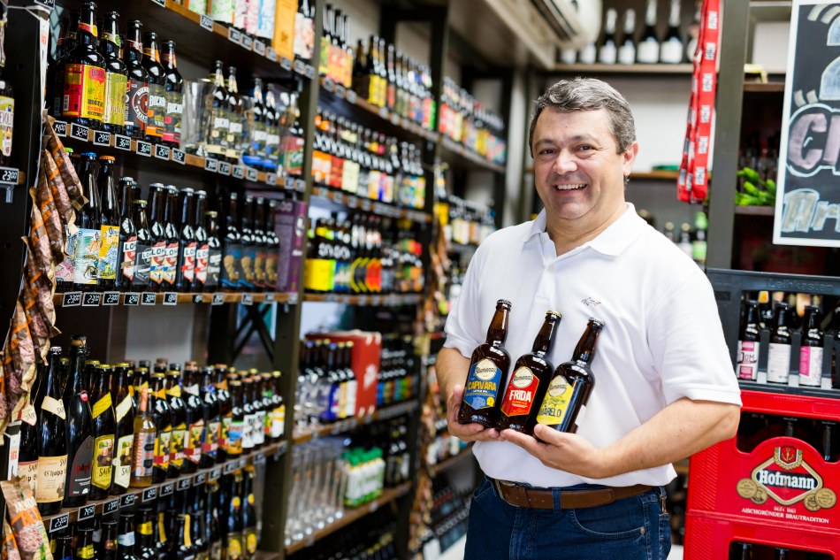 Valmir Zanetti, diretor da Cerveja Blumenau | Imagem: Daniel Zimmermann