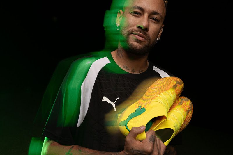 A fênix renasce: PUMA e KidSuper revelam chuteira FUTURE desenhada